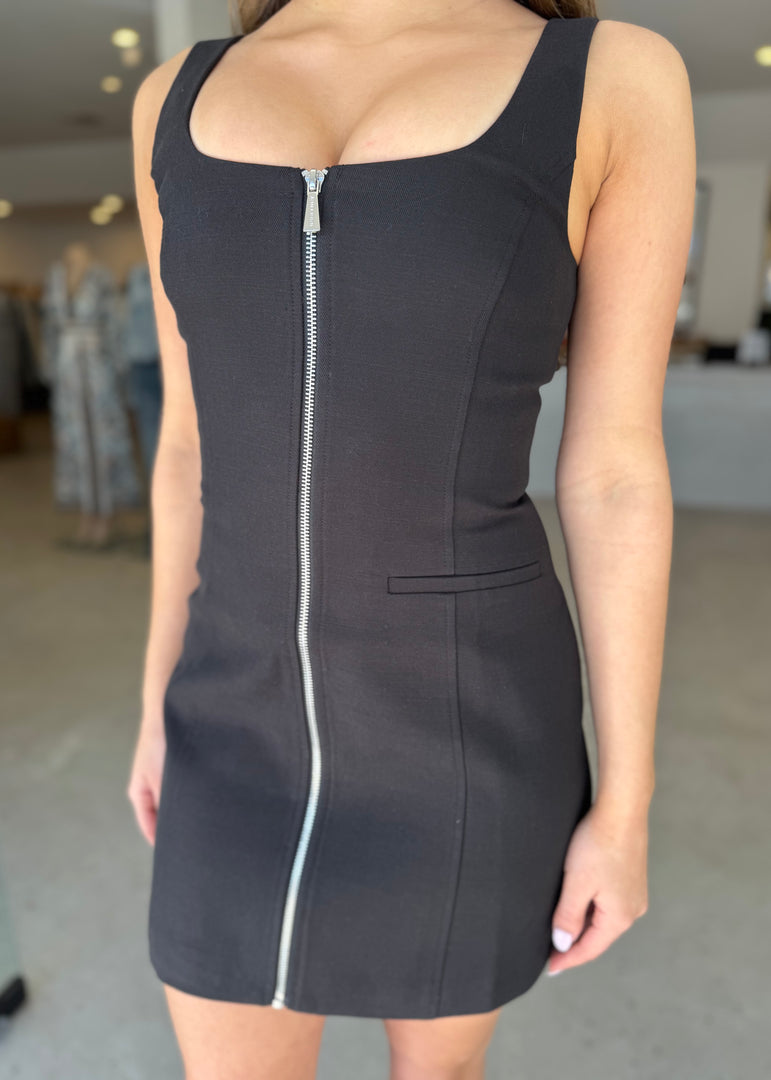 LINA MINI DRESS - BLACK