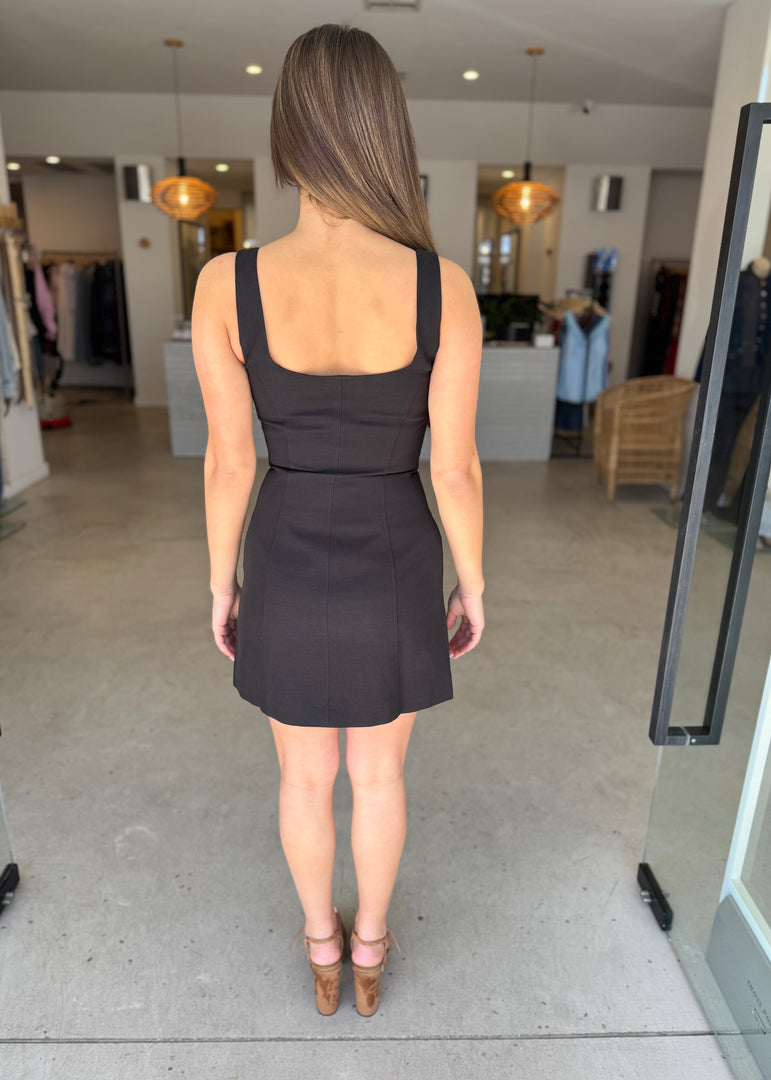 LINA MINI DRESS - BLACK