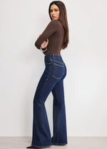 Load image into Gallery viewer, GOOD LEGS FLARE JEANS - DEEP
