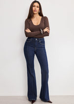 Load image into Gallery viewer, GOOD LEGS FLARE JEANS - DEEP
