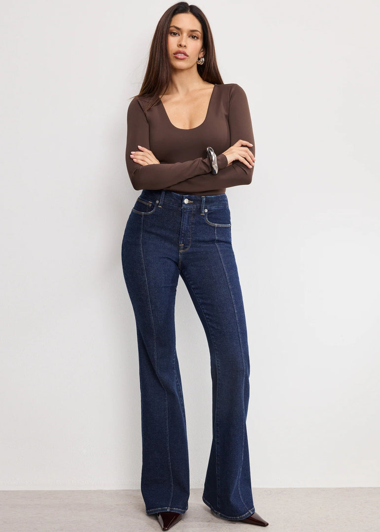 GOOD LEGS FLARE JEANS - DEEP