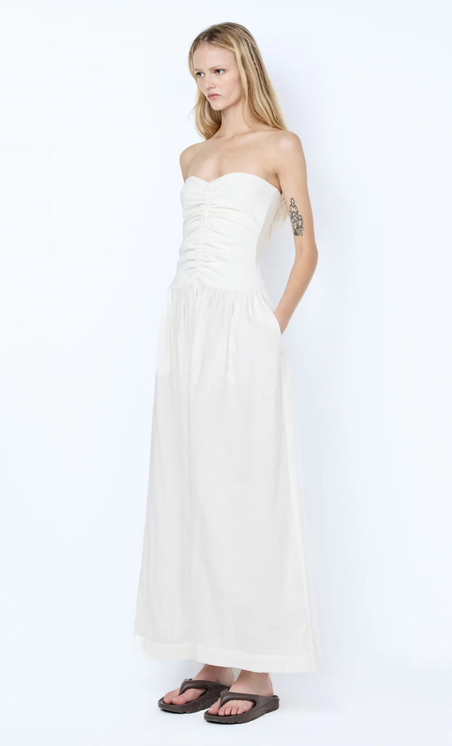 IONE MAXI DRESS - IVORY