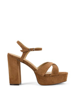 Load image into Gallery viewer, HANNAH PLATFORM HEEL - TOBACCO
