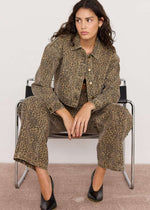 Load image into Gallery viewer, ANOUK CROP JACKET ANIMAL
