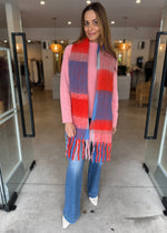 Load image into Gallery viewer, JAX SCARF BLUE RED
