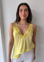 Load image into Gallery viewer, LACE CAMI * GIALLO SOL
