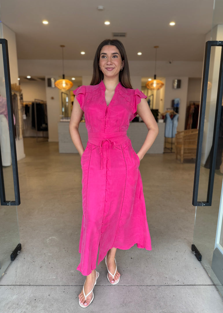 ATHENA CUPRO DRESS