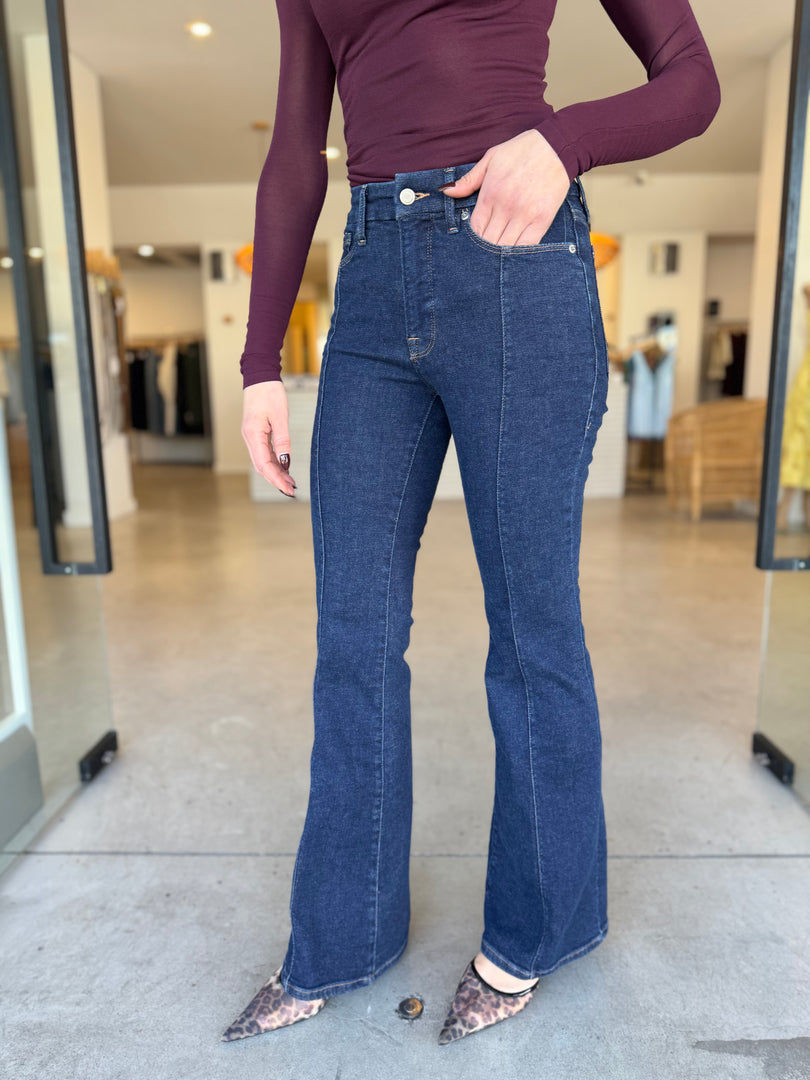 GOOD LEGS FLARE JEANS - DEEP