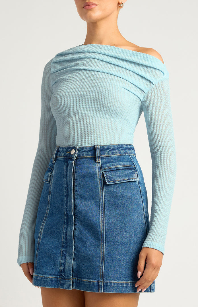MENDEZ TWO WAY TOP - PALE BLUE