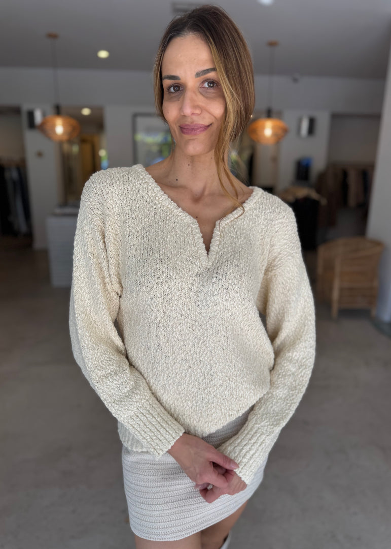 ALLURE SWEATER - CREAM