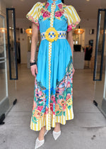 Load image into Gallery viewer, POSITANO MAXI DRESS LEMON
