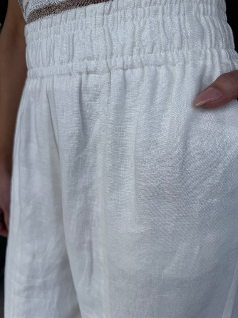 SHARLI PANT - WHITE