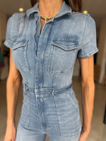 Load image into Gallery viewer, FIT FOR SUCCESS PALAZZO JUMPSUIT BLUE
