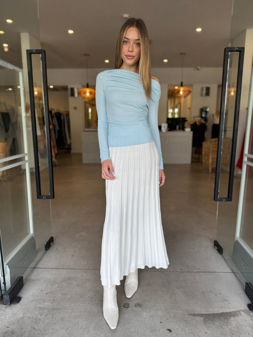 MENDEZ TWO WAY TOP - PALE BLUE