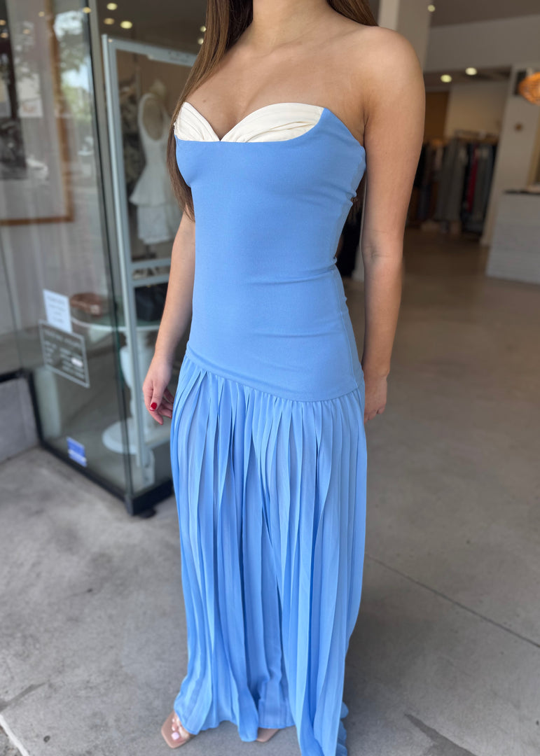 NICOLETTE DRESS - CORNFLOWER