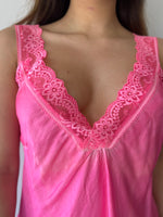 Load image into Gallery viewer, LACE CAMI * FLURO FUXIA

