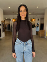 Load image into Gallery viewer, PIA BODYSUIT - CHOCOLATE
