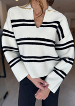 Load image into Gallery viewer, SURVEY KNIT - OFF WHITE
