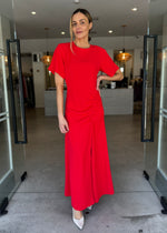 Load image into Gallery viewer, INFUSION MAXI DRESS - RED
