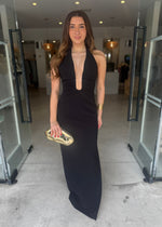 Load image into Gallery viewer, ALUSIA GOWN - BLACK
