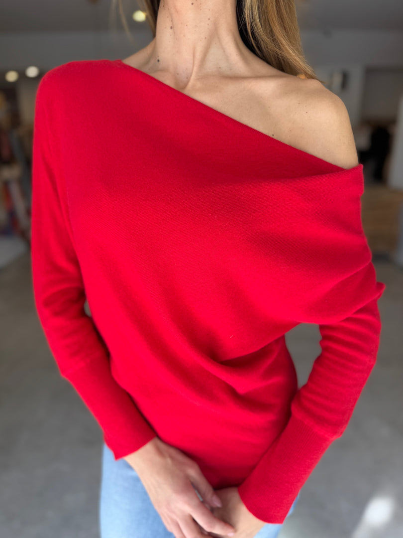 AROMA SWEATER - RED