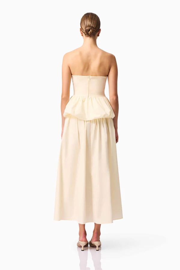 CURAAE DELIA TOP AND SKIRT SET IN WHITE