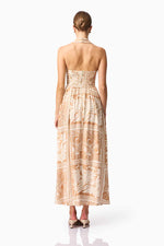 Load image into Gallery viewer, CURAAE SANDI COLLAR MIDI DRESS