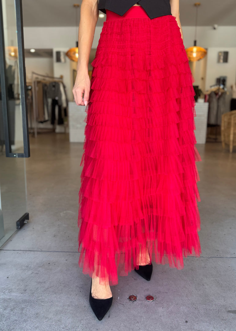 CHANCE SKIRT - BERRY