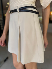 SASKIA MINI SKIRT - ALMOND