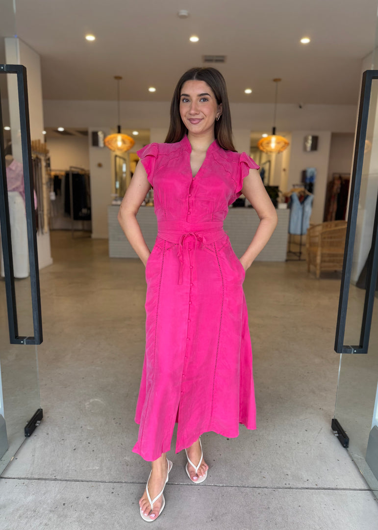 ATHENA CUPRO DRESS