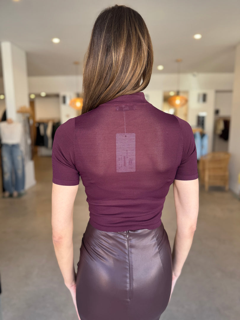 SHAY TOP - PLUM