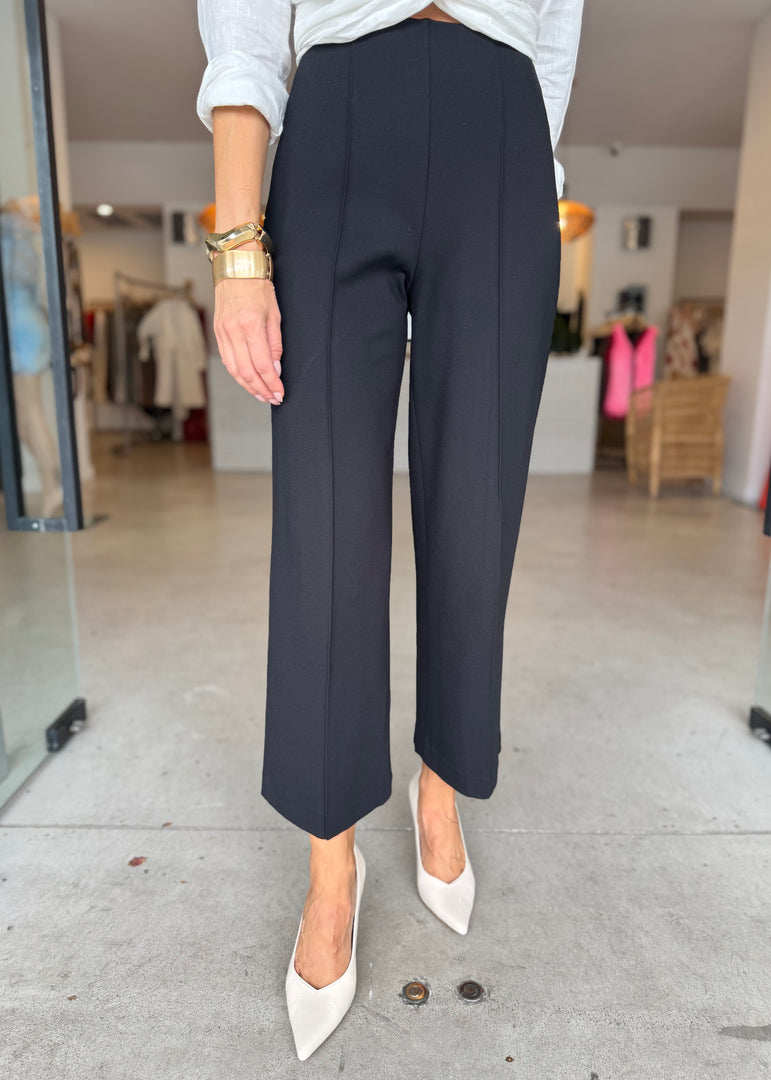 AIR ESS PONTE CROP WIDE LEG