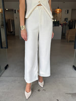 Load image into Gallery viewer, LEVIN TWEED VEST PANT SET WHITE
