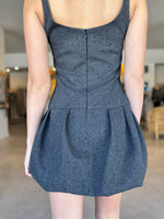 Load image into Gallery viewer, SHAE MINI DRESS CHARCOAL

