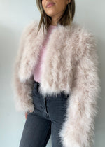 Load image into Gallery viewer, MANHATTAN CROP JACKET BABY PINK
