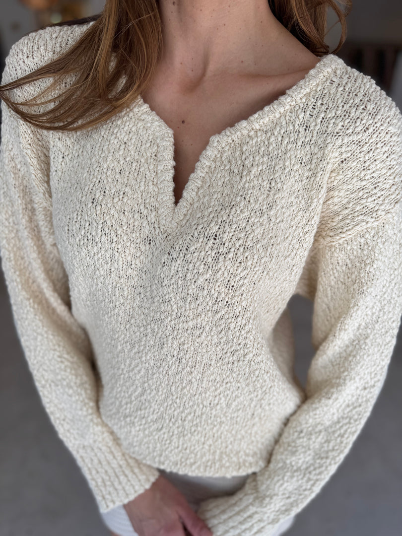 ALLURE SWEATER - CREAM