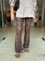Load image into Gallery viewer, DOLCE LACE PANT - DARK CHOCOLATE
