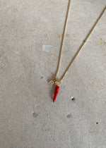 Load image into Gallery viewer, CORNO &amp; INITIAL NECKLACE