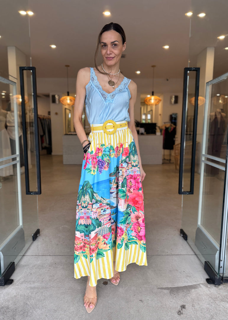 POSITANO MAXI SKIRT YELLOW