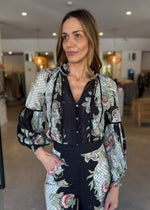 Load image into Gallery viewer, ESPADA COTTON SILK BLOUSE PRINT

