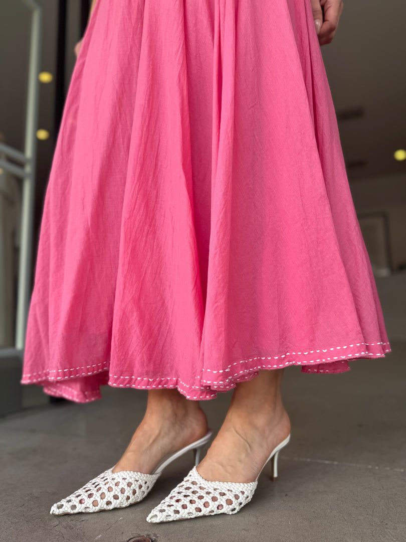 VILLAGE SKIRT - PINK