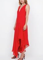 Load image into Gallery viewer, RHONE WRAP ASYM DRESS
