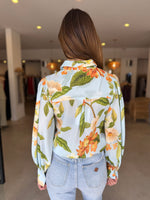Load image into Gallery viewer, FLEETWOOD BLOUSE - MAIORI BLUE
