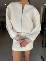 Load image into Gallery viewer, ALANNA BOUCLE BOMBER JACKET
