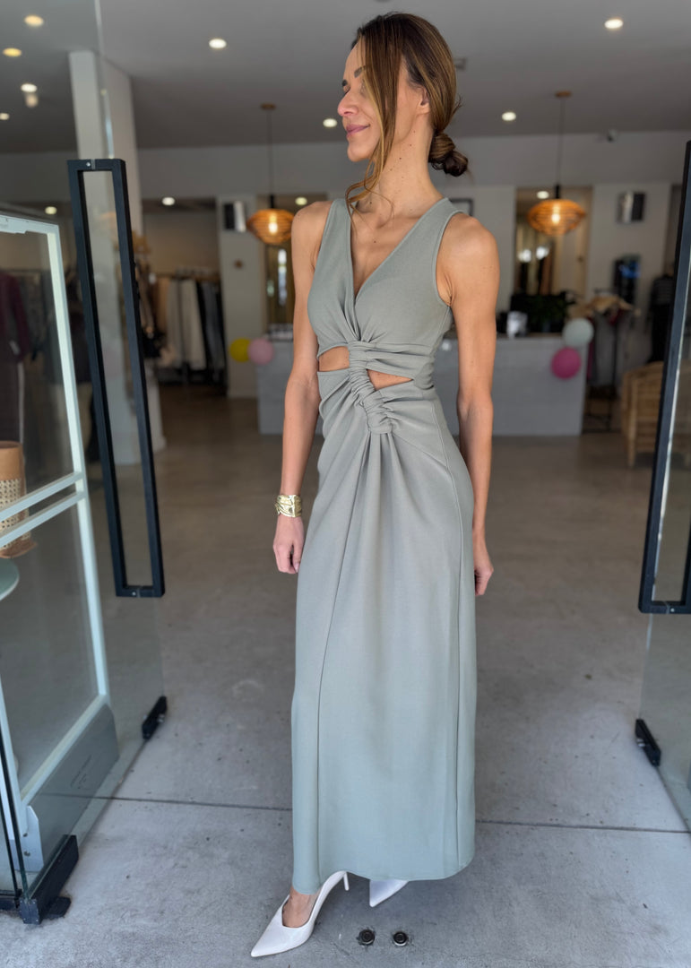 AZZURA DRESS - SAGE