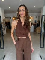 Load image into Gallery viewer, MILAN TOP - CHOCOLATE
