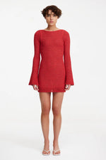 Load image into Gallery viewer, OAKLEIGH MINI DRESS CHILLI
