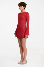 Load image into Gallery viewer, OAKLEIGH MINI DRESS CHILLI
