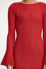 Load image into Gallery viewer, OAKLEIGH MINI DRESS CHILLI
