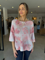 Load image into Gallery viewer, FLOWER PRINT KNIT - ROSA ANTIC

